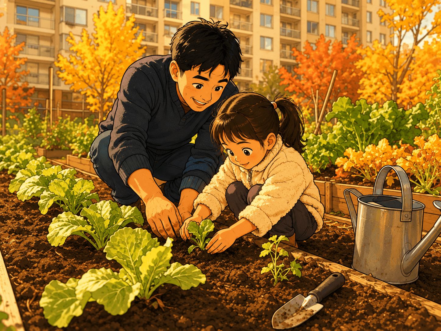신대도시텃밭, 가을채소 체험 10가족 모집